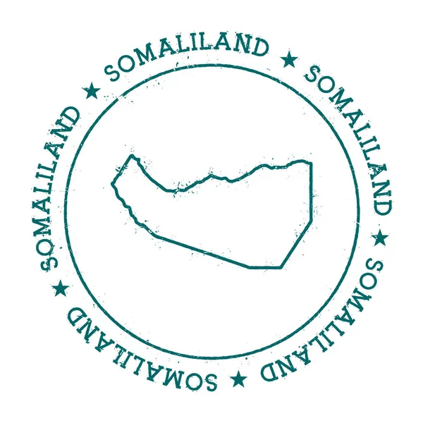 República de Somalilandia mapa vectorial . — Archivo Imágenes Vectoriales