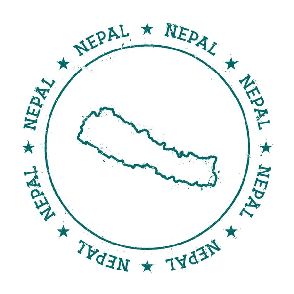 Mapa vectorial Nepal . — Archivo Imágenes Vectoriales