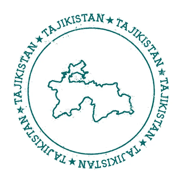 Mapa vectorial de Tayikistán . — Archivo Imágenes Vectoriales