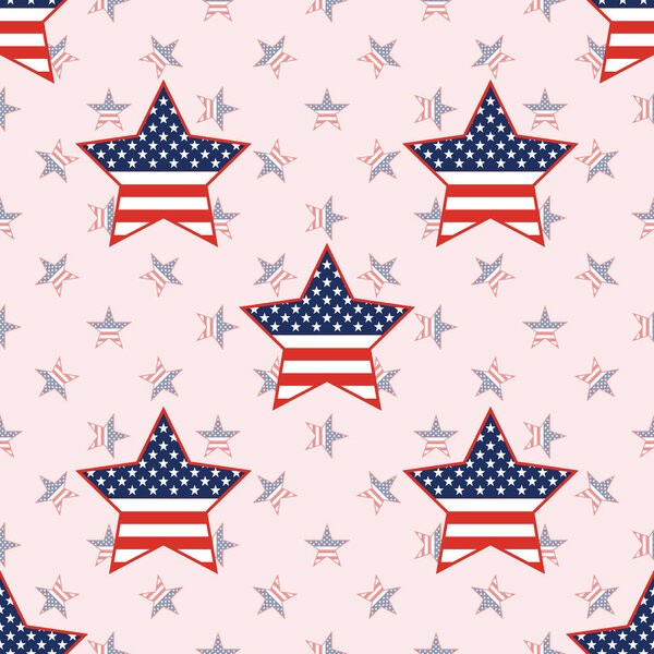 Патриотические звезды США бесшовный узор на фоне национальных звезд
.