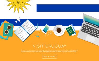 Uruguay kavramı web banner veya baskı malzemeleri için ziyaret edin.