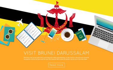 Brunei Darussalam kavramı web banner veya baskı malzemeleri için ziyaret edin.