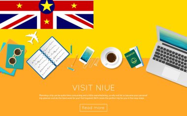 Niue kavramı web banner veya baskı malzemeleri için ziyaret edin.