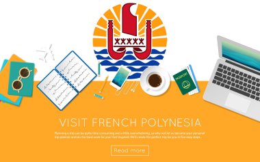 Fransız Polinezyası kavramı web banner veya baskı malzemeleri için ziyaret edin.