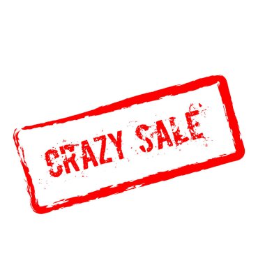 Deli Satılık kırmızı damga beyaz arka plan üzerinde izole.