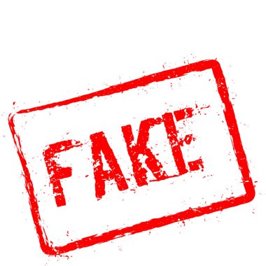 Beyaz arka plan üzerinde izole sahte kırmızı lastik damgası.