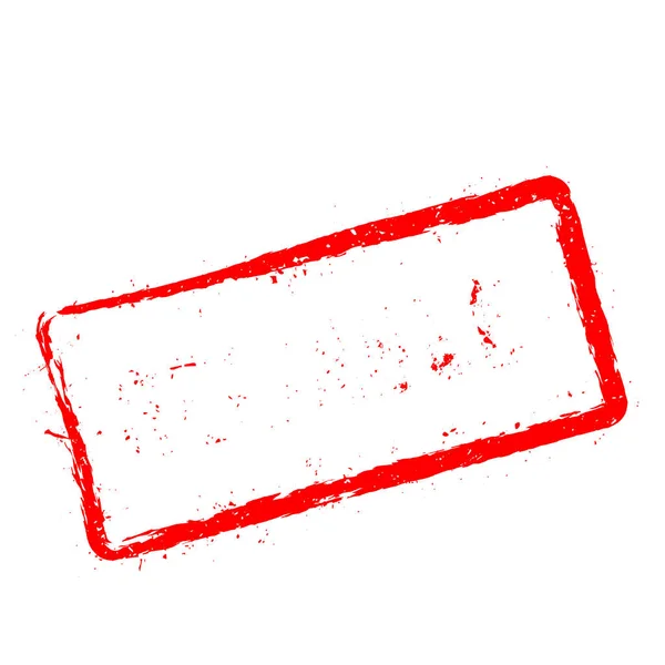 Betrouwbare rode rubber stempel geïsoleerd op witte achtergrond. — Stockvector