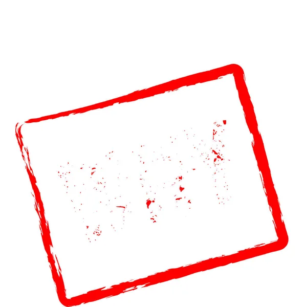 为什么红橡皮戳孤立在白色背景上 — 图库矢量图片