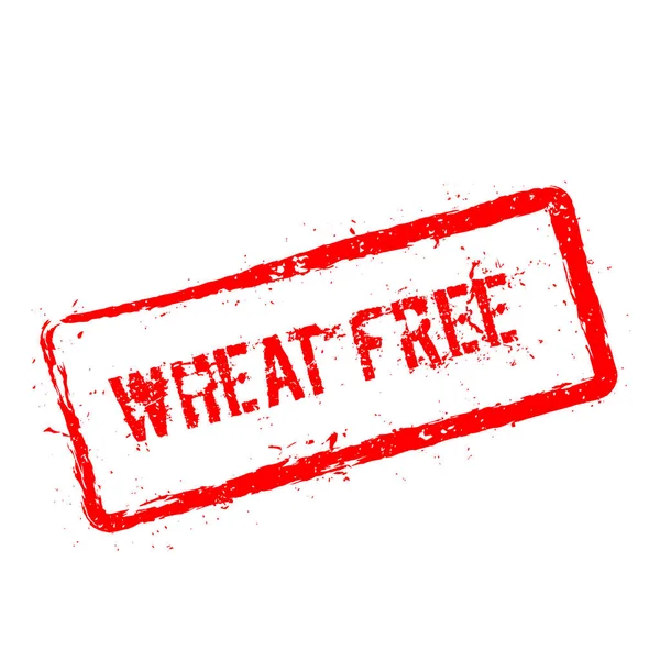 Пшениця безкоштовно червоний штамп ізольовані на білому тлі — стоковий вектор