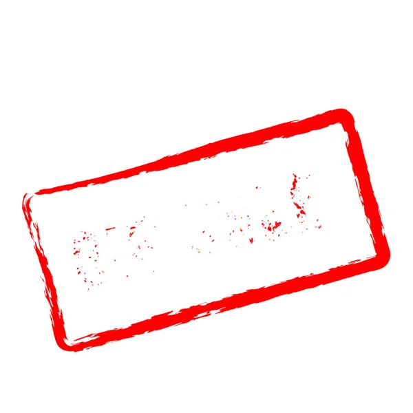 Timbre en caoutchouc rouge Big Sale isolé sur fond blanc — Image vectorielle