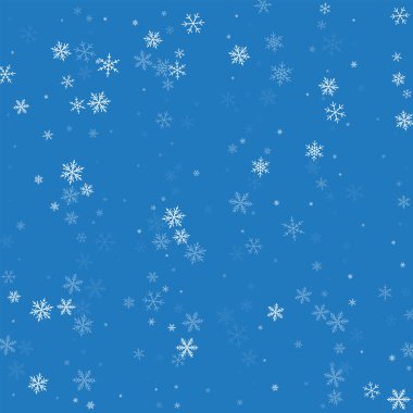 Seyrek kar yağışı dağılım dikey çizgileri mavi renkli vektör çizim