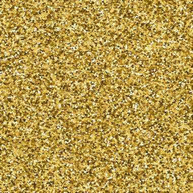 Altın glitter kalpler dağınık desen siyah Sevgiliye arka plan vektör çizim üzerinde yapılmış