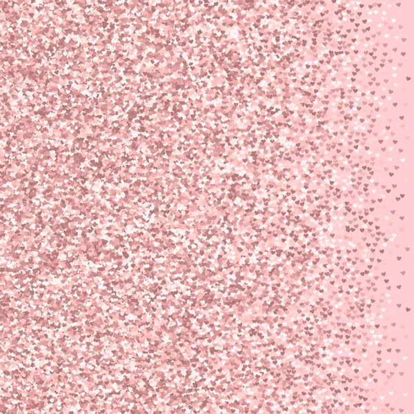 Pembe altın glitter kalpler palepink Sevgililer özgeçmişlerine vektör degrade yaptı yapılmış