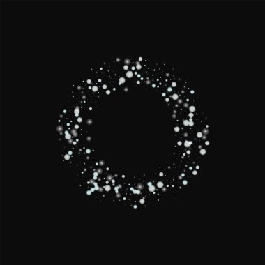 Siyah arka planda vektör güzel yağan kar ile güzel yağan kar Smal simit