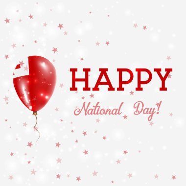 Tonga ulusal gün vatansever poster uçan lastik balon Tonga bayrak Tonga renkleri