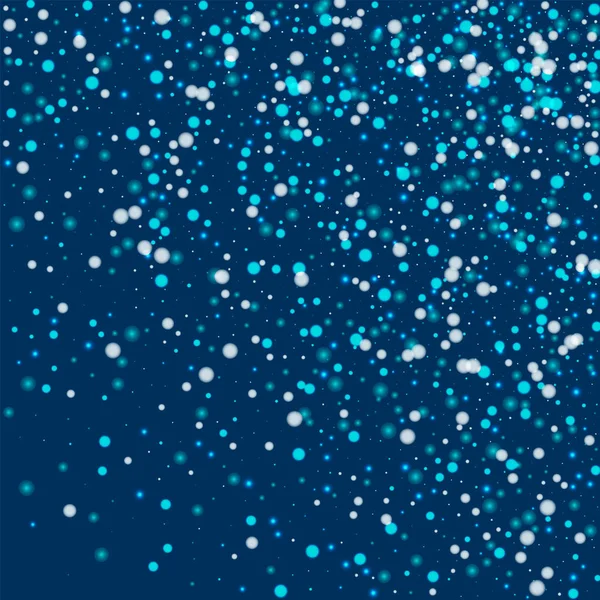 Güzel yağan kar Random degrade dağılım ile derin mavi arka plan üzerinde güzel yağan kar
