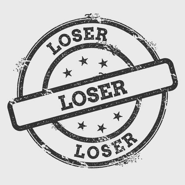 Ezik damgası izole Grunge beyaz arka plan üzerinde metin mürekkep dokulu yuvarlak mühür ve