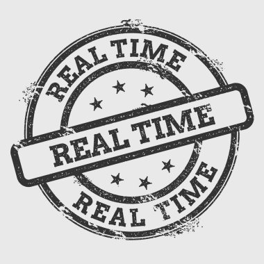 Gerçek zamanlı lastik damgası izole Grunge beyaz arka plan üzerinde metin mürekkep dokulu yuvarlak mühür ve