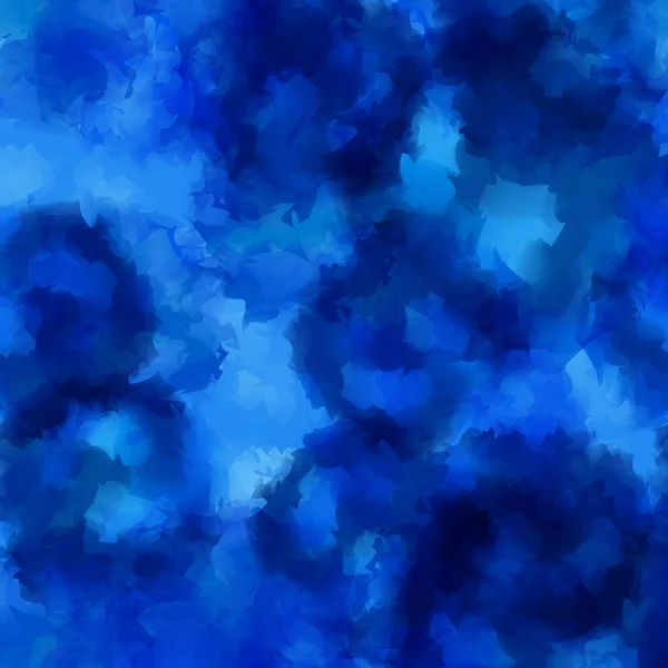 Niebieski wzór dobrze Abstrakcja Niebieski akwarela tekstury tła akwarela tekstury ekspresyjny bałagan — Wektor stockowy