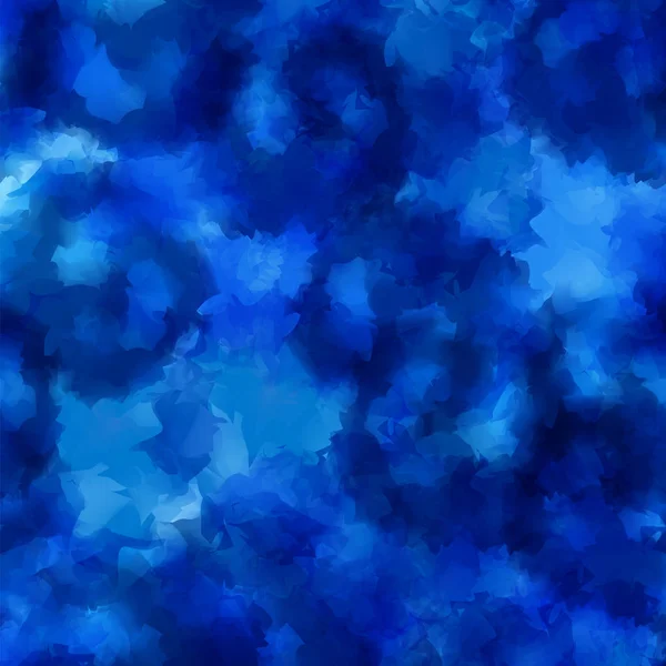 Blau Aquarell Textur Hintergrund gut aussehende abstrakte blaue Aquarell Textur Muster — Stockvektor