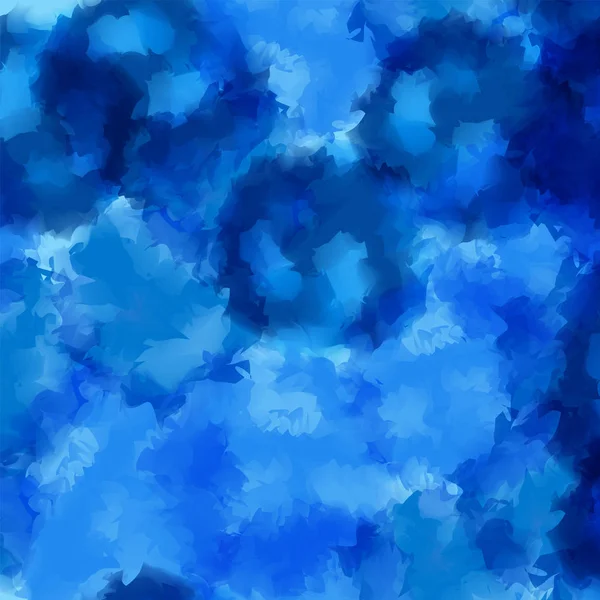 Blauwe aquarel textuur achtergrond mooie abstracte blauwe aquarel structuurpatroon Expressive — Stockvector