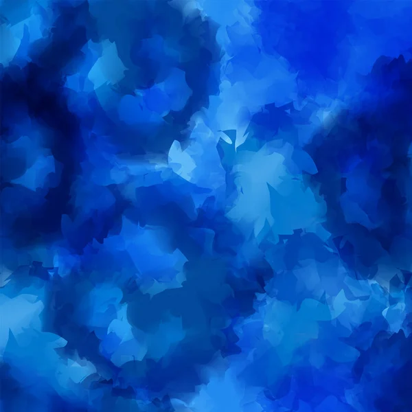 Blå akvarell bakgrunden förunderliga abstrakt blå vattenfärg textur texturmönstret Expressive — Stock vektor