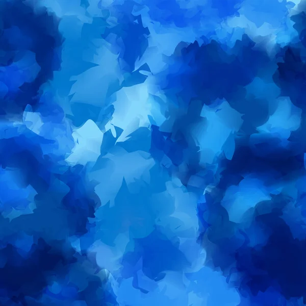Bleu aquarelle texture fond Agréable abstrait bleu aquarelle texture motif Expressive — Image vectorielle