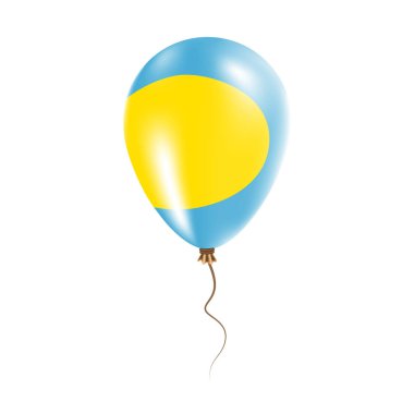 Palau balon bayrak parlak hava Ballon ülke ulusal renkleri ülke bayrağı kauçuk ile
