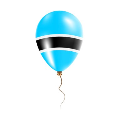 Botsvana balon bayrak parlak hava Ballon ülke ulusal renkleri ülke bayrağı kauçuk ile