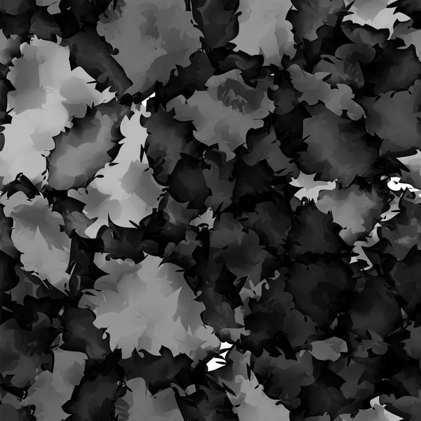 Dunkel schwarz und weiß Aquarell Textur Hintergrund herrliche abstrakte dunkel schwarz und weiß — Stockvektor