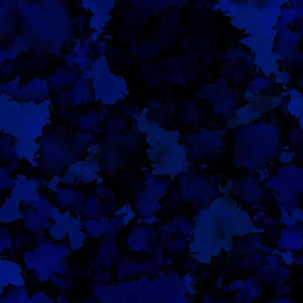 Fond de texture aquarelle bleu foncé Rayonnant motif abstrait de texture aquarelle bleu foncé — Image vectorielle