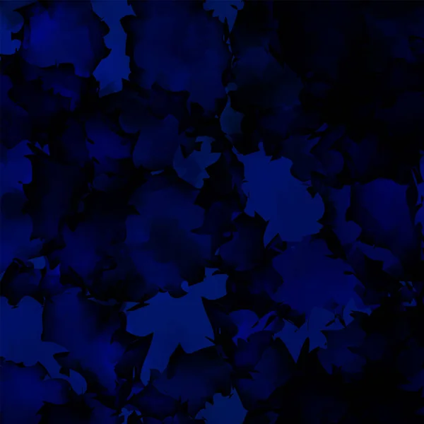 Тёмно-голубой акварельный фон Тёмно-синий акварельный рисунок — стоковый вектор