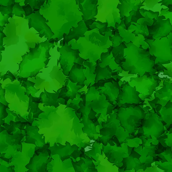 Fond de texture aquarelle vert foncé Adorable motif de texture aquarelle vert foncé abstrait — Image vectorielle