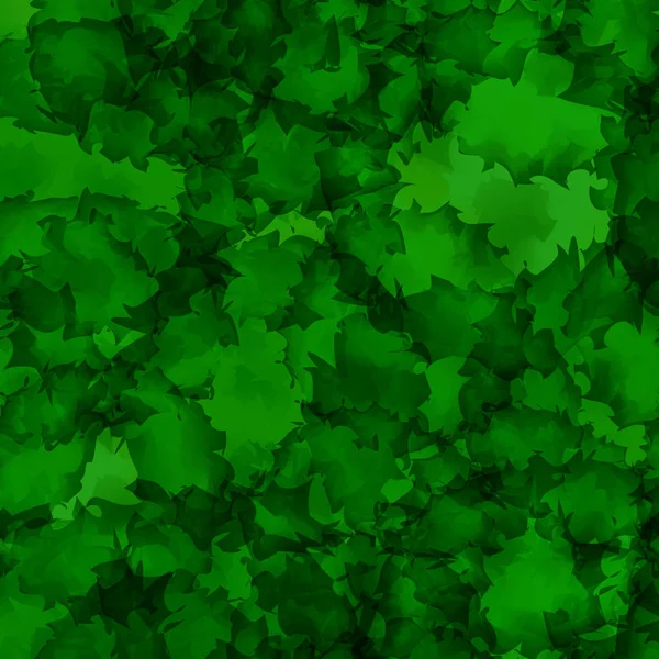 Verde oscuro acuarela textura fondo Bruja abstracto verde oscuro acuarela textura patrón — Archivo Imágenes Vectoriales