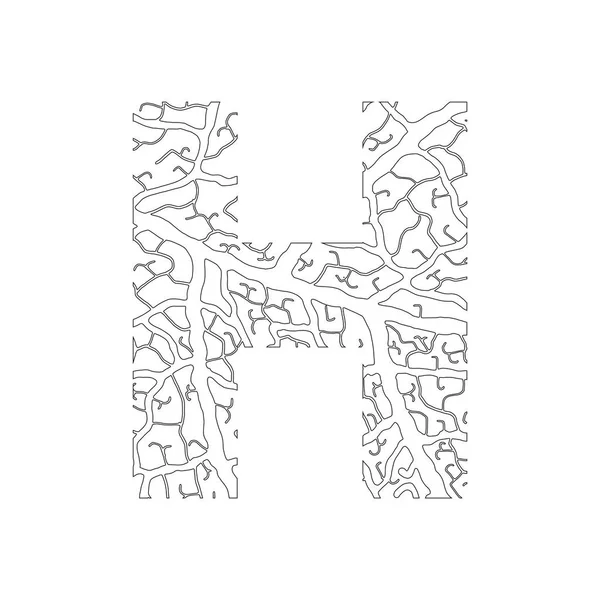 capital letter H red — Stock Vector © pdesign #6072113
