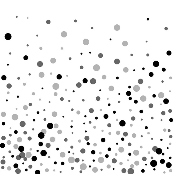 Случайные черные точки Нижний градиент с случайными черными точками на белом фоне Векторная иллюстрация — стоковый вектор
