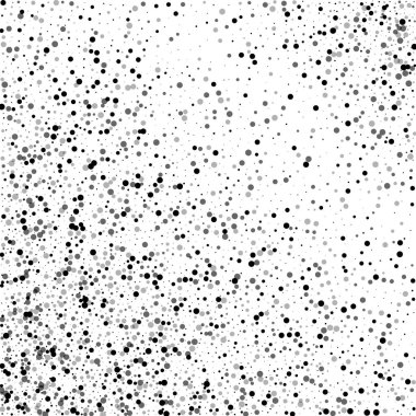 Beyaz arka planda vektör çizim yoğun siyah noktalar ile yoğun siyah noktalar soyut desen