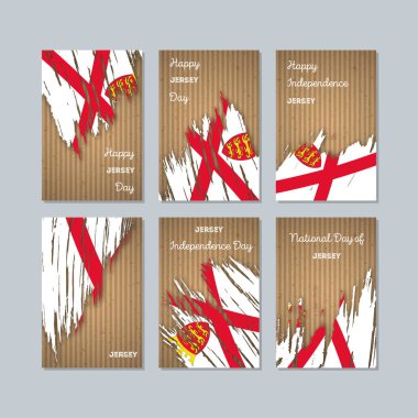 Jersey vatansever kartları Milli Günü ifade fırça darbesi kraft ulusal bayrak renk için