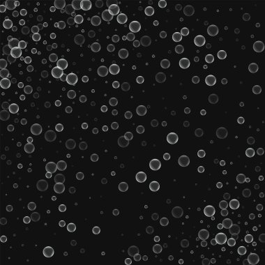 Sabun köpüğü dağılım deseni sabun köpüğü siyah arka planda vektör çizim ile