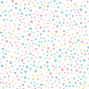 Renkli lekeli Dikişsiz desen beyaz 9 arka plan güzel klasik renkli lekeli