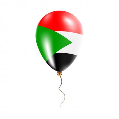 Sudan balon bayrak parlak hava Ballon ülke ulusal renkleri ülke bayrağı kauçuk ile