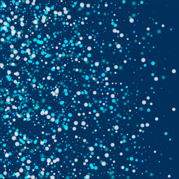 Derin mavi renkli vektör ile güzel yağan kar degrade yaptı güzel yağan kar — Stok Vektör