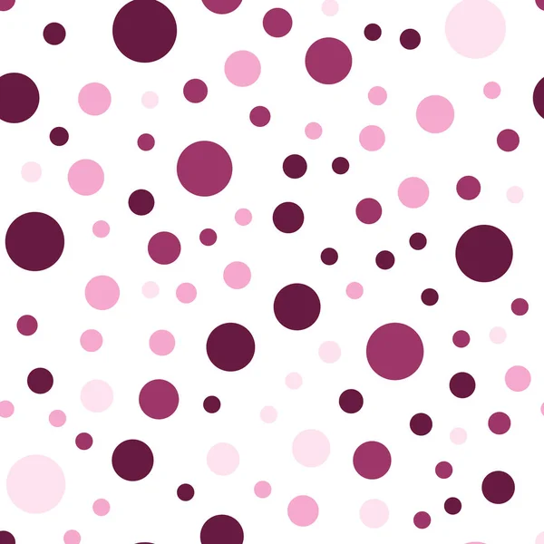 Kleurrijke polka dots naadloze patroon op zwart 22 achtergrond Delicate klassieke kleurrijke polka dots — Stockvector