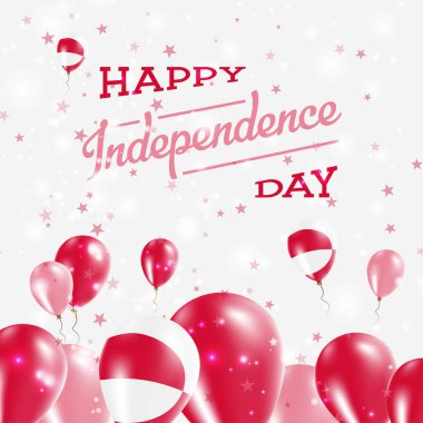 Grönland Bağımsızlık günü mutlu ülkenin ulusal renklerde vatansever tasarım balonlar