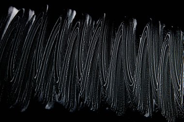 Beyaz sabun doku zarif beyaz köpük üzerinde siyah arka plan el yapımı hipster köpük doku soyut