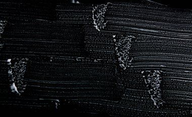 Beyaz sabun doku siyah arka planda el yapımı hipster köpük doku muhteşem beyaz köpük