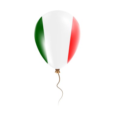 İtalya balon bayrak parlak hava Ballon ülke ulusal renkleri ülke bayrağı kauçuk ile