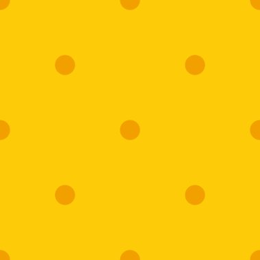 Turuncu lekeli seamless modeli üzerinde sarı arka plan çekici klasik turuncu lekeli Tekstil