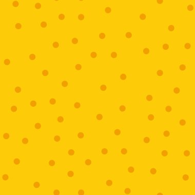 Turuncu lekeli seamless modeli üzerinde sarı arka plan görkemli klasik turuncu lekeli Tekstil