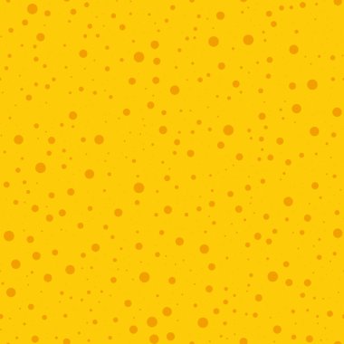 Turuncu lekeli seamless modeli üzerinde sarı arka plan harika klasik turuncu lekeli Tekstil